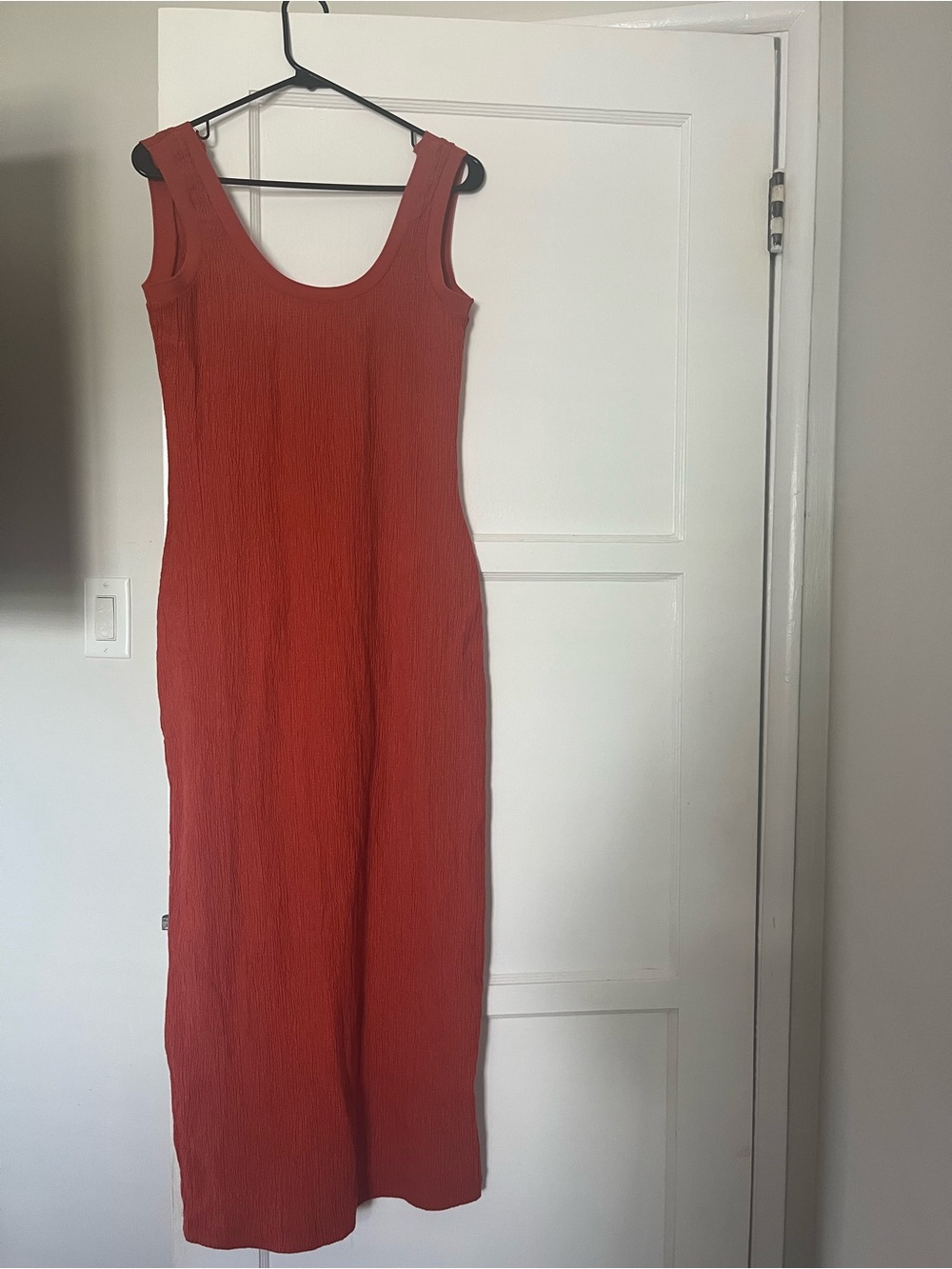 Anthropologie Rust Red Maxi Tank Dress